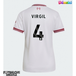 Liverpool Virgil van Dijk #4 Dámské Venkovní Dres 2026-27 Krátký Rukáv Liverpool Virgil van Dijk #4 Dámské Venkovní Dres 2026-27 Krátký Rukáv